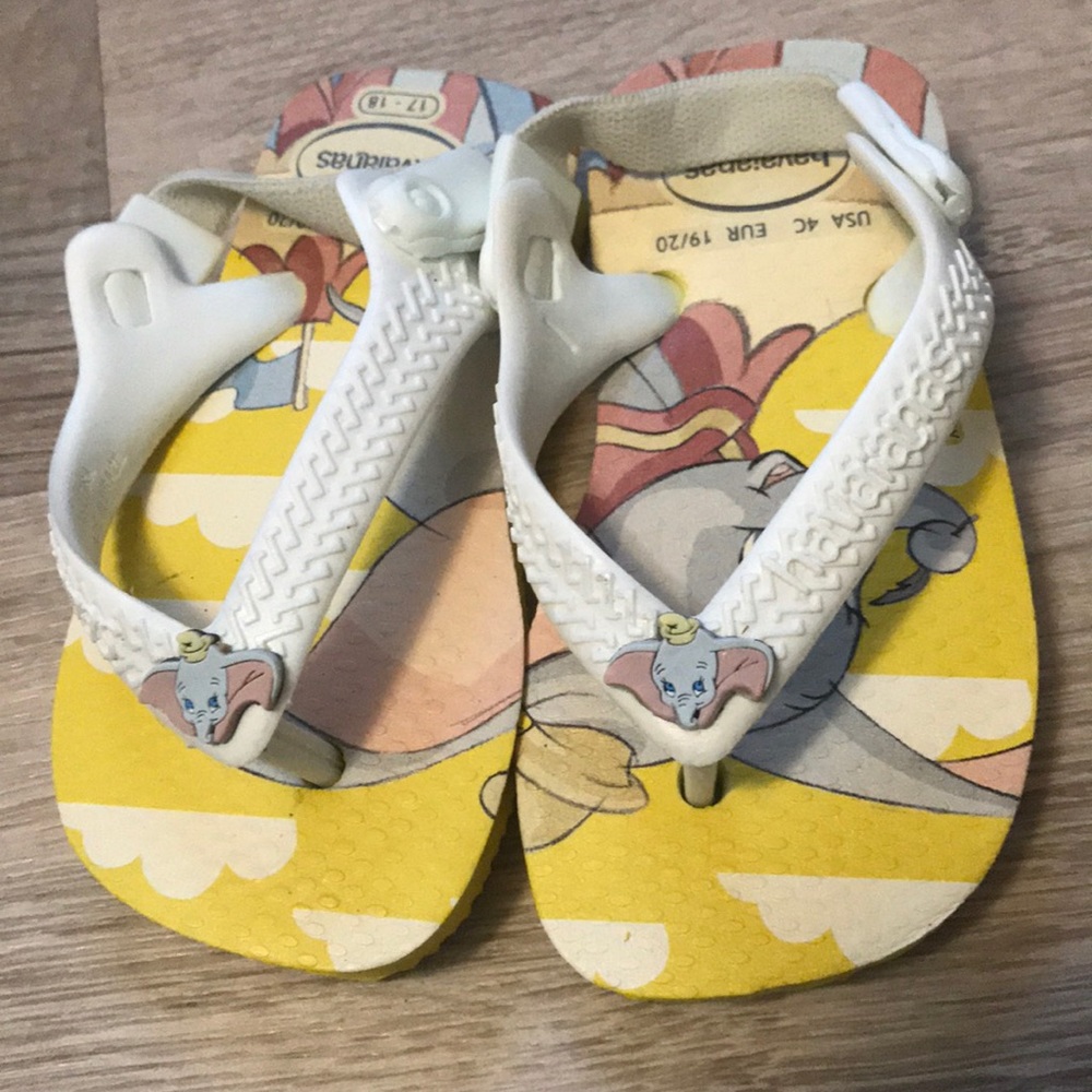 Disney Baby  Dumbo Havaianas sz 4